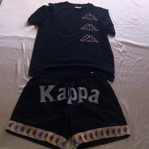 NWT Kappa 2 piece bundle tshirt short